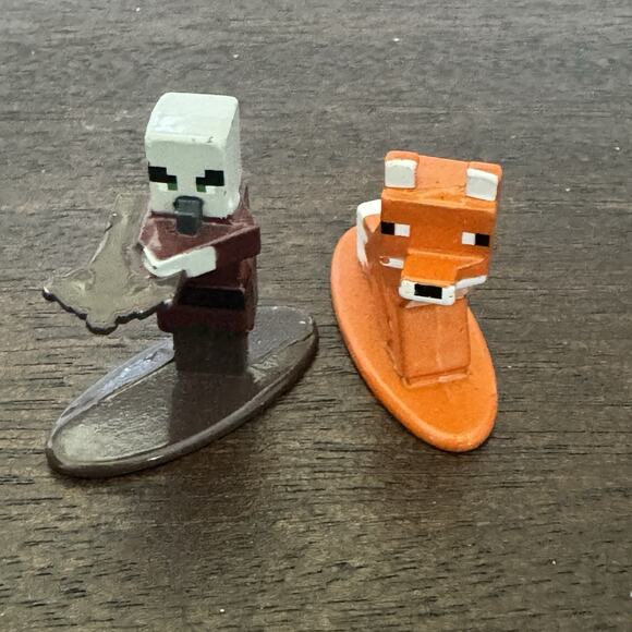 Minecraft Jada Nano Metal Miniature Figures Lot of 7 Die Cast 1.65” Collectible - Picture 7 of 15